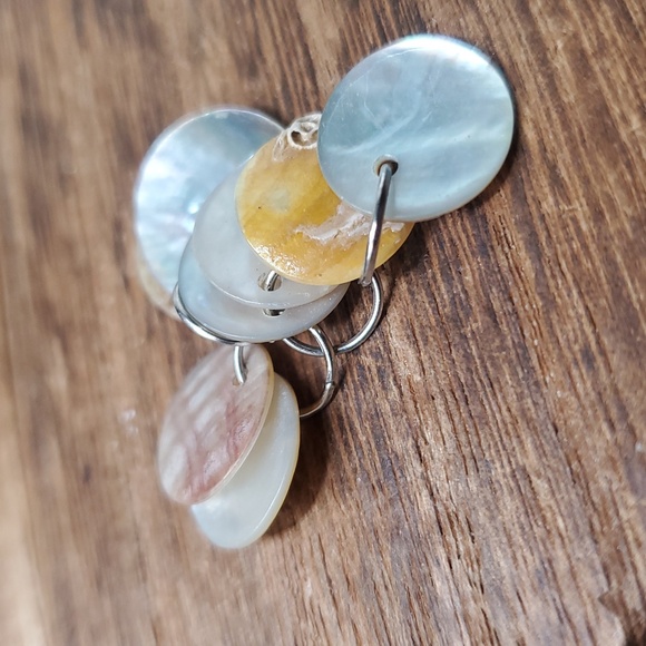Mother Of Pearl Jingle Shell Pendant P234 - Picture 3 of 4